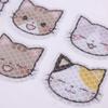 Car Reflective Kitten Stickers Creative Safety Warning Sticker Decals For Car Motorcycle Helmet Conputer Office Desk