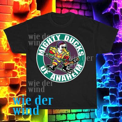 Neues Anaheim Mighty Ducks Logo Herren T-Shirt lustig Größe S bis 5XL