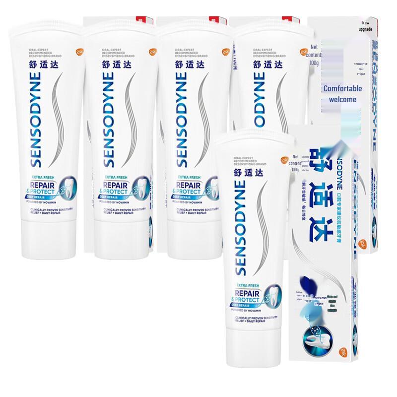 

Sensodyne Professional Repair Cool Mint Toothpaste 5x100g Pack