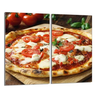 Szklana płyta ochronna na kuchenkę 2x30x52 Pizza