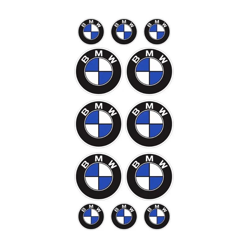 3D Naklejka Odblaskowa Wodoodporna Miękki Klej z Logo BMW Do Motocykli S1000 RR i R1250 GS Dekoracja Wyścigowa