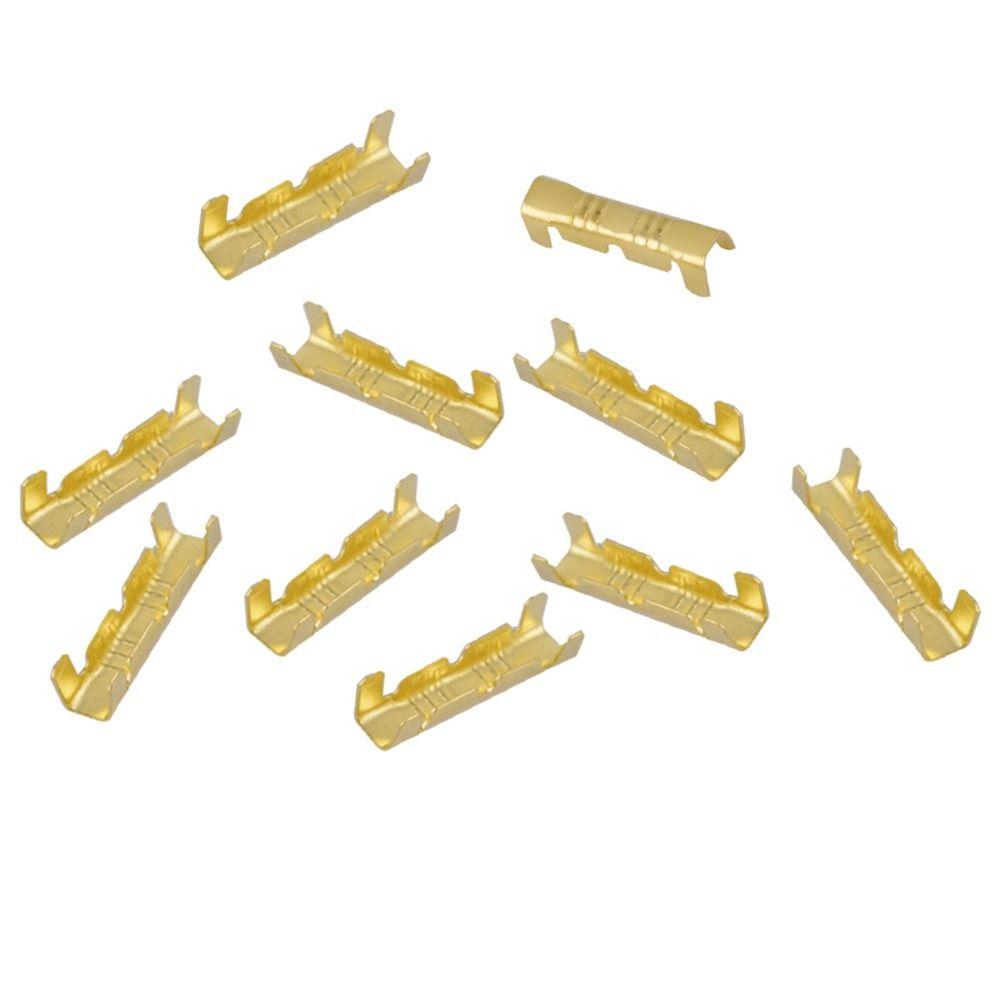 100 PCS Non-Insulated U-Shaped Terminal 0.5-1.5mm Wire Connector Crimp Terminals  Automotive