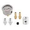 Liquid Filled Gauge Easy Installation Universal Fuel Gauge Fuel Pressure Gauge High-Quality For Fuel Systems Oil Systems Water