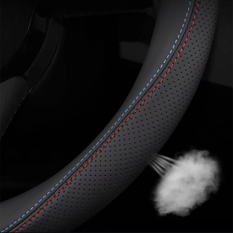 For VW Volkswagen Nivus D Type Steering Wheel Cover Nonslip Comfortable Four Seasons Car Steering Covers Interior Accessories