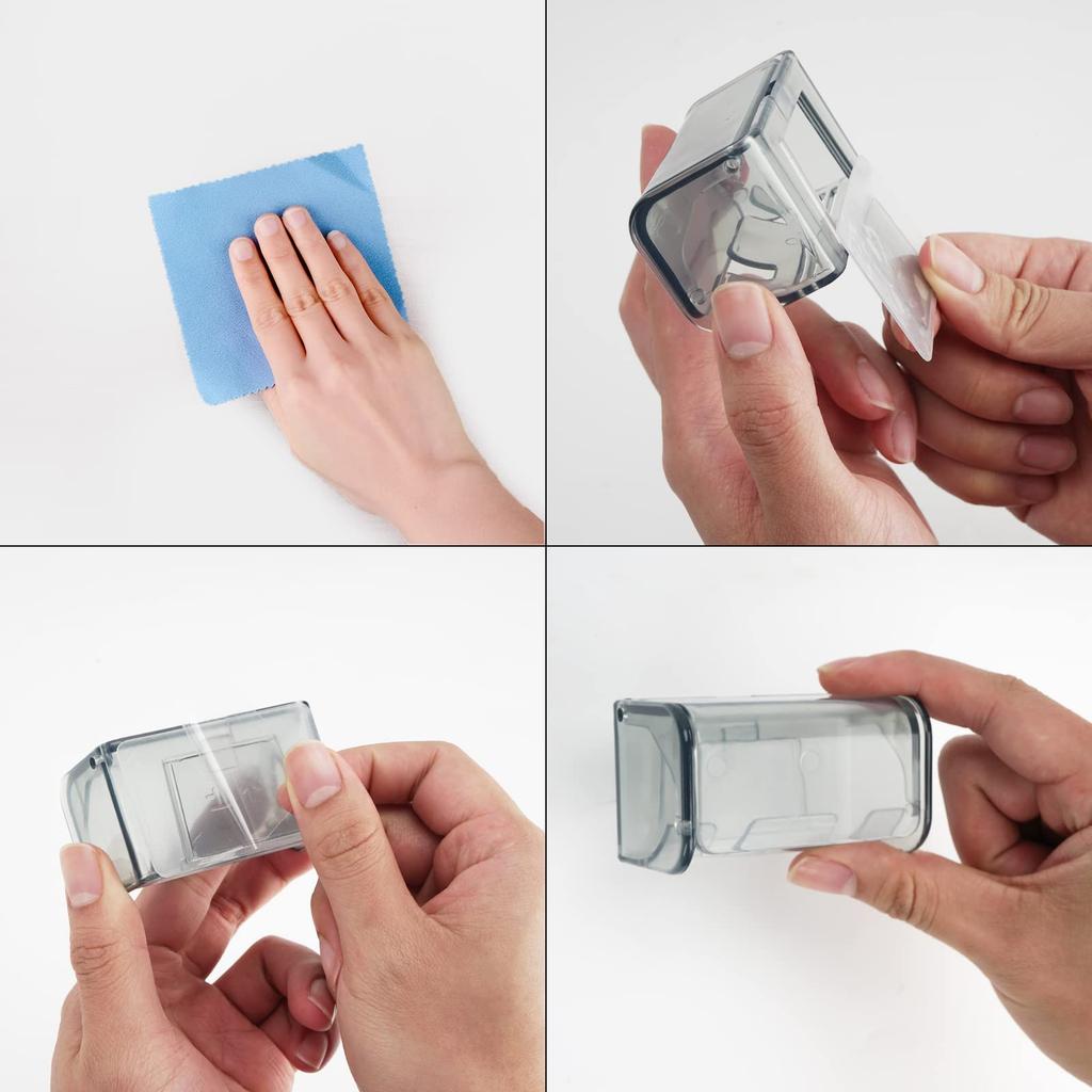 Suporte Premium de Alta Qualidade para Escova de Dentes Montado na Parede com Tampa 2 Compartimentos Organizador de Armazenamento para Escovas de Dentes Chuveiro Auto-Adesivo Cabide para Escova de Dentes