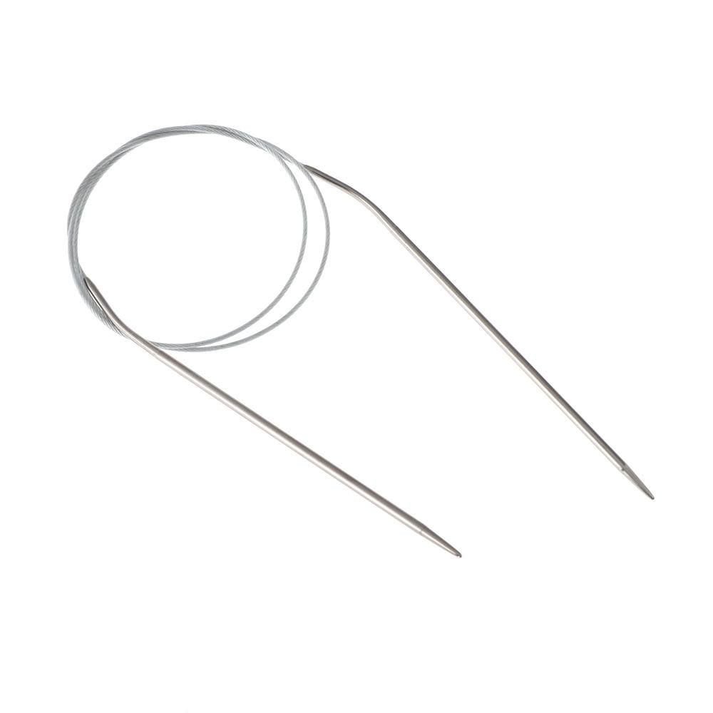 Edelstahl Rundstricknadel Handgefertigt Strickhäkelnadel Haushalt DIY Bastelartikel Handarbeitszubehör Nähnadeln
