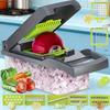 Multi-functional Vegetable Cutter & Potato Peeler Set: Slicer, Shredder, Dicer, Grater, Kitchen Gadget.