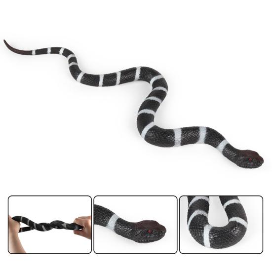 Decoration Flexible Eco-friendly Soft Animal Model Children Educational Toys Trimeresurus Stejnegeri