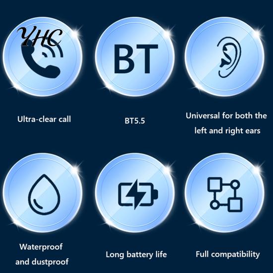 Earphone Bluetooth-compatible Stable Connection Noise Reduction Mini Wireless IP54 Waterproof Language Translation Headphone AI Real-time Headsets