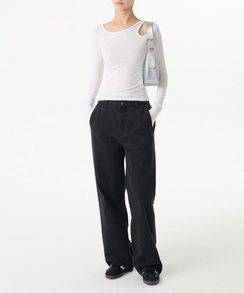 Musinsa Standard Woman Arch Hobo Bag [Silver]