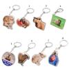 Capybara Keyring DIY Tags Backpack Luggage Keychains Ornaments Animal Keychain