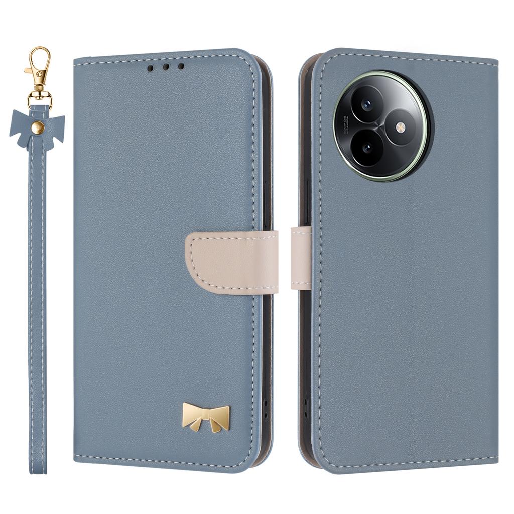 For Xiaomi Redmi K80 Ultra 5G Case Bowknot Decor Wallet Leather Phone Cover with Wrist Strap
