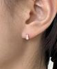 Baradu [Baradu 925] Round Stone Pearl Piercing (Single)