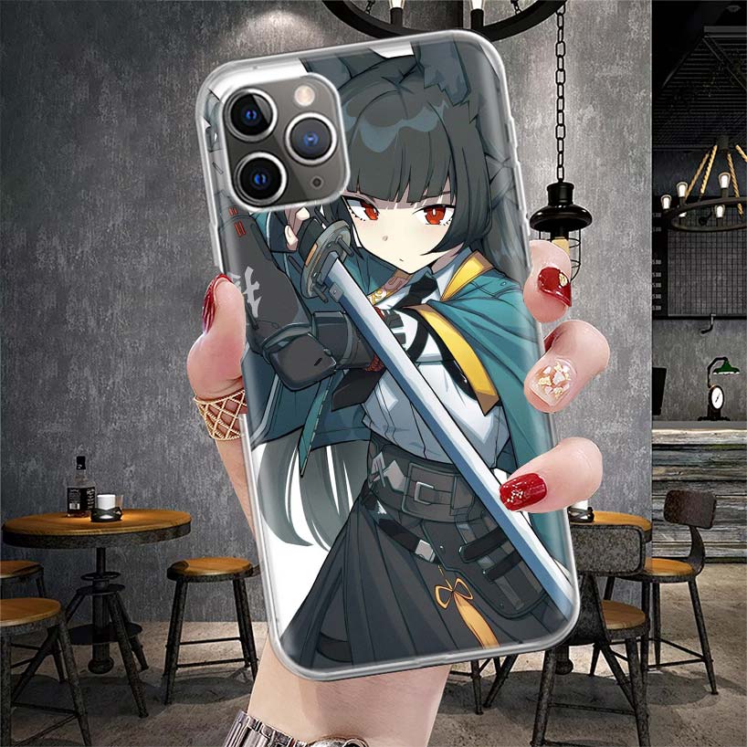 Zenless Zone Zero Hoshimi Miyabi Soft Phone Case For IPhone 11 17 Air 16E 16 Pro Max 15 + 14 Plus 13 Mini 12 Apple 7 SE 8 Fundas
