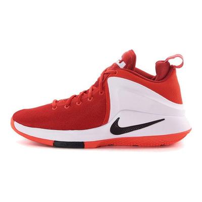 Witness 1 Zoom Witness EP James Round Toe Lace-Up Non-Slip Lightweight Mid-Top Basketball Shoes Men Sneaker Orange White 884277-600