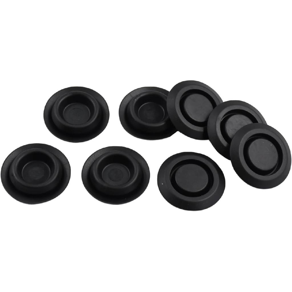 8PCS Body Floor Drain Plugs 55177482AA Compatible with Jeep Wrangler TJ 1997-2006 SE Sport Sahara Rubicon X Unlimited Grand Cherokee 2013-2021 Dodge