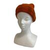 Hermes Gorro de Cashmere com Marca H Laranja Cashmere Feminino Usado