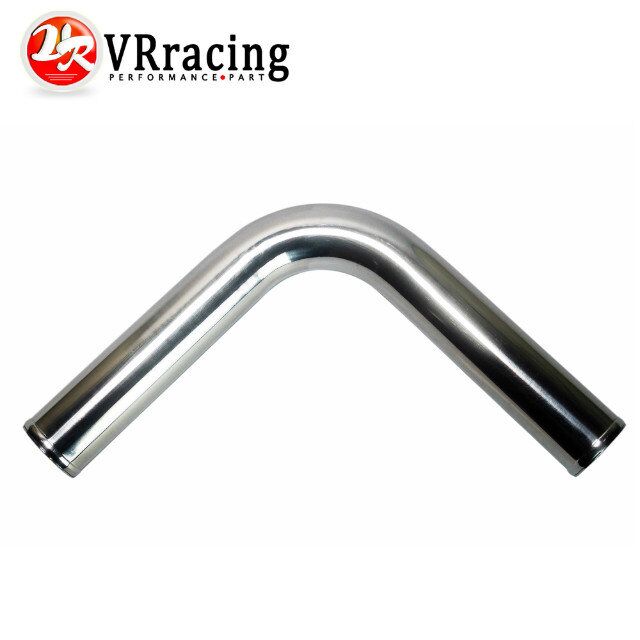 VR - Alloy Aluminum Hose Adapter Joiner Pipe Connector Silicone 63mm or 70mm or 76mm Color Silver