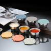 Reusable Dressing Containers for Work Stainless Steel Sauce Cup with Silicone Lid, Small Easy Clean Kids Condiment Container, Dipping Bowl Travel And