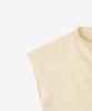 BASIKA Mock Neck Blouse (Beige)