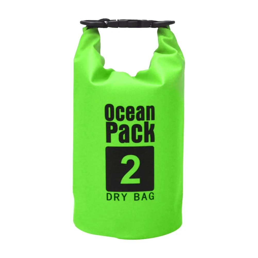 Borsa Impermeabile 2/3/5/10L Sacca Secca in PVC per Nautica Pesca Rafting Nuoto Galleggiamento Deriva Borsa Acqua Borsa Custodia da Campeggio