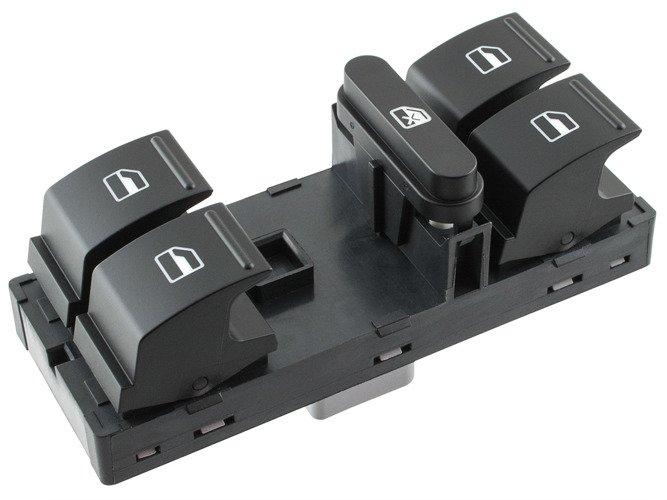 Super Merchant Unisex Vw Golf Plus 2005- Interruptor Combinado Para Elevalunas Eléctricos