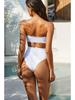 Women's Metal Buckle Bandeau Bandage Bikini - Style 2043