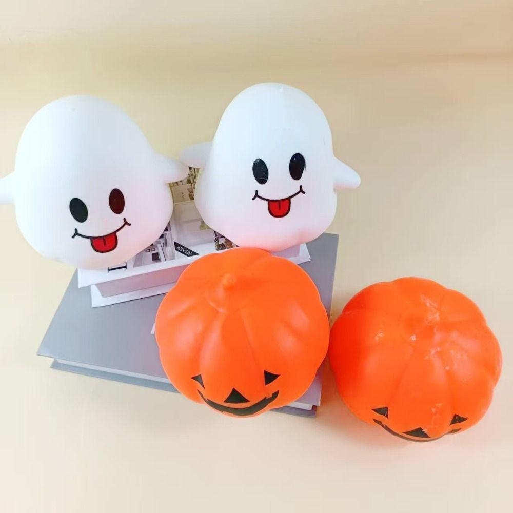 Relax Gift Halloween Pumpkin Squishy Toy Release Hand Slow Rebound Fidget Toy Kids Toy