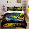 Sports Car Graffiti Art. Bedding Sets Duvet Cover Sets Duvet Covers Pillowcases(1 * Duvet Cover 2 * Pillowcases Without Duvet Insert)