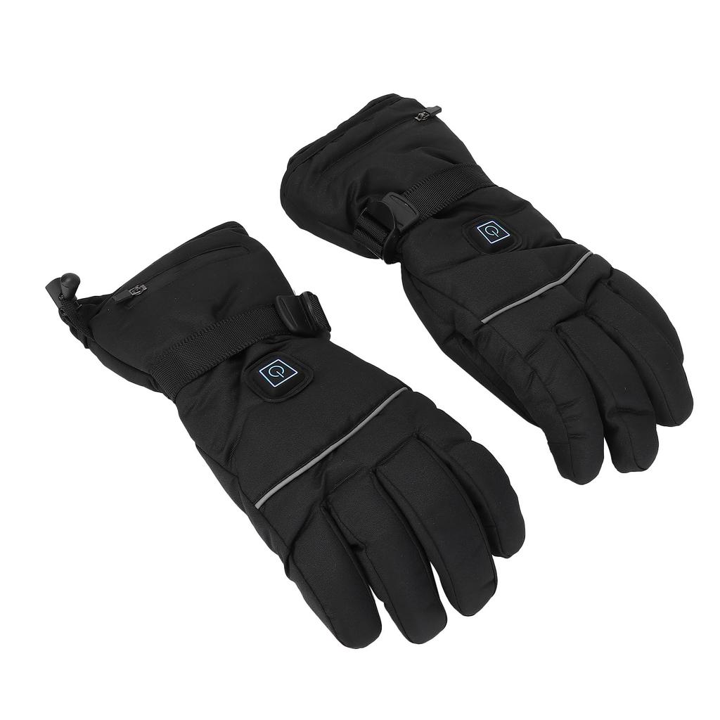 Electric Heated Gloves Temperature Adjustable Touchscreen Gloves Waterproof Warm Gloves