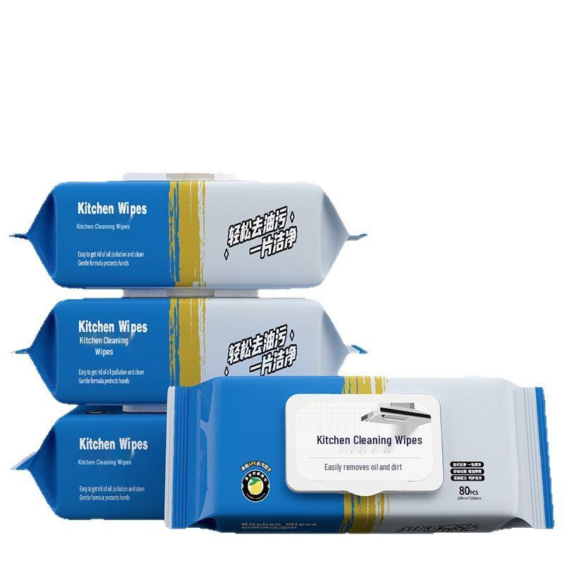 Extra Large Plus Size Kitchen Wipes - Powerful Oil & Stain Removal, One Wipe Clean