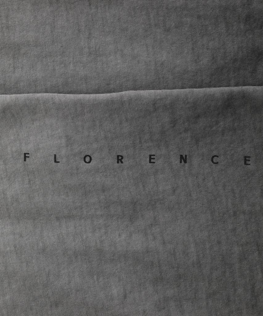 PANICALE Grey Garment Dye Cotton Florence T-Shirt