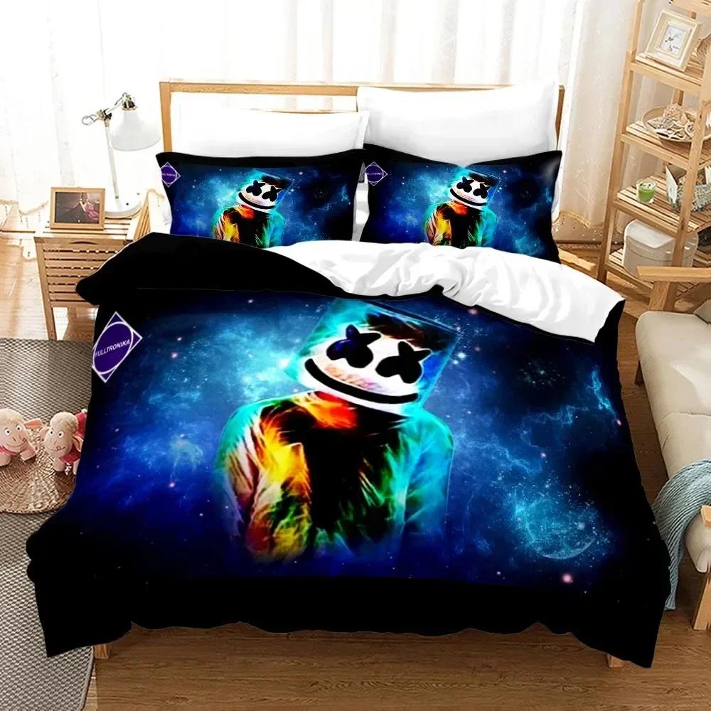 New Single-Sided Printed Series Dj Digital Printing Duvet Cover Bedding Set Comfortable Breathable Sheet Comforter Bed Set