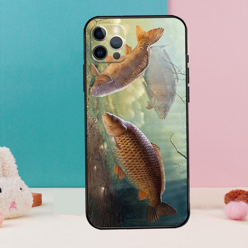 Chub Carp Fish Phone Case For iPhone 17 Air 16 15 13 12 11 14 Pro Max 12 13 Mini 15 16 Plus 16e Cover Coque