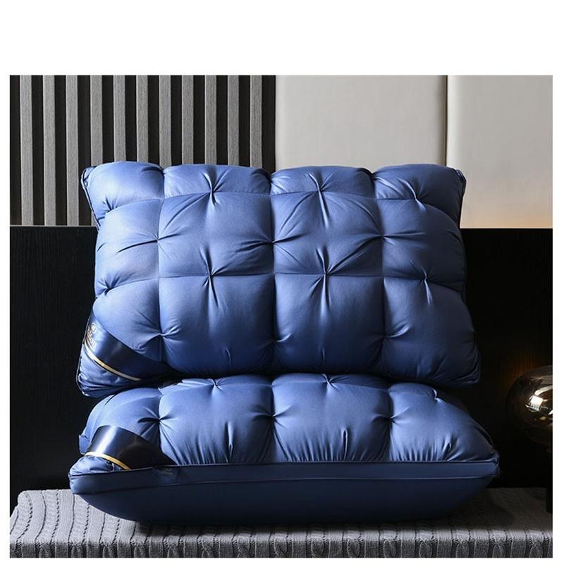 Hotelqualität Kissen, Tiefschlaf Nackenstütze Nicht kollabierender hoher Kern, 48×74cm Ganzjahres-Bettkissen 1 Stück