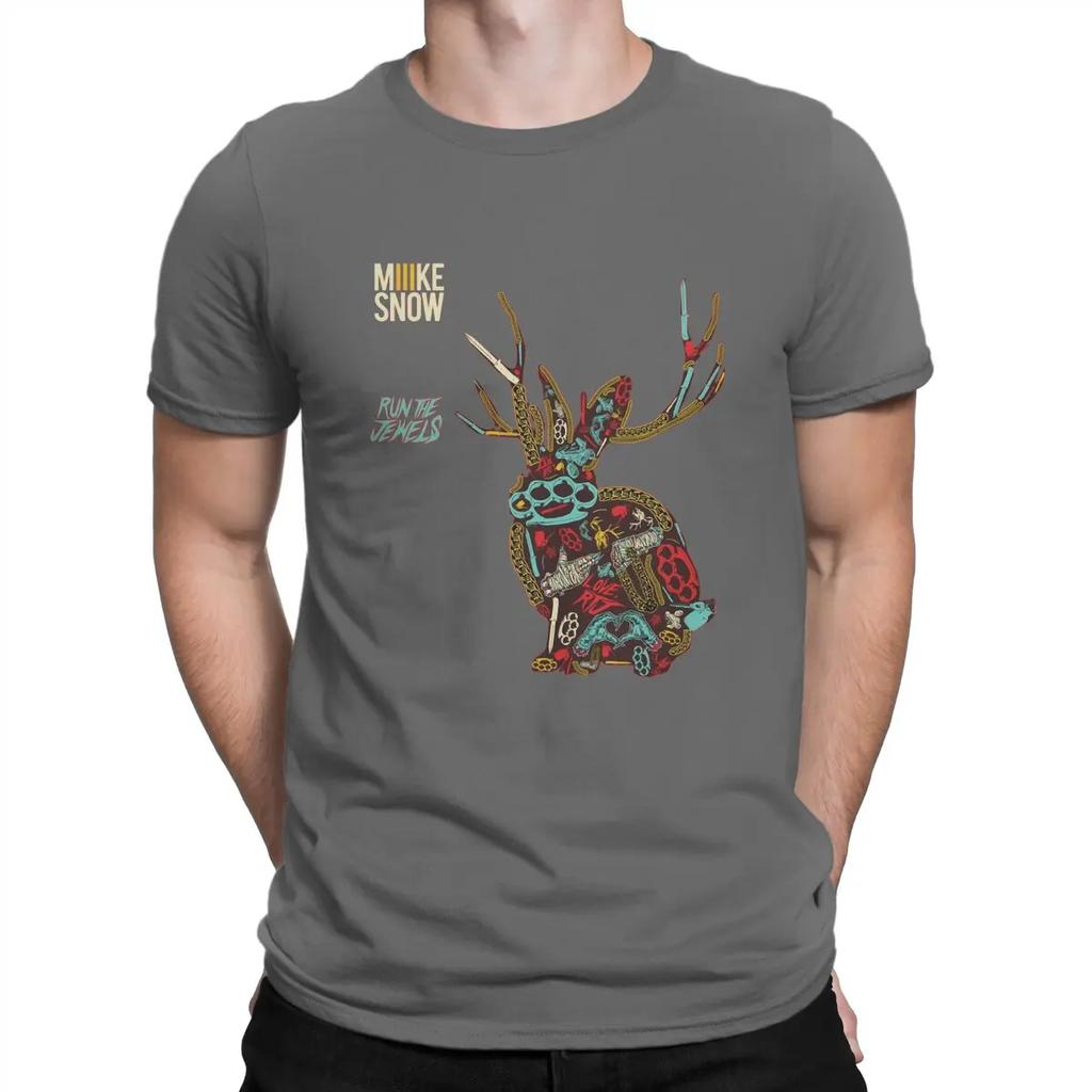Heart Is Full Music T-Shirts Run The Jewels Band Humorous Pure Cotton Tees Round Collar Short Sleeve T Shirts Adult Clothes Unisex