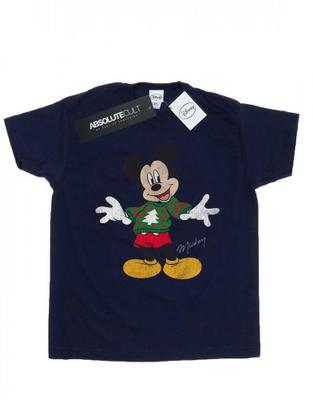 Boys Mickey Mouse Christmas Jumper T-Shirt