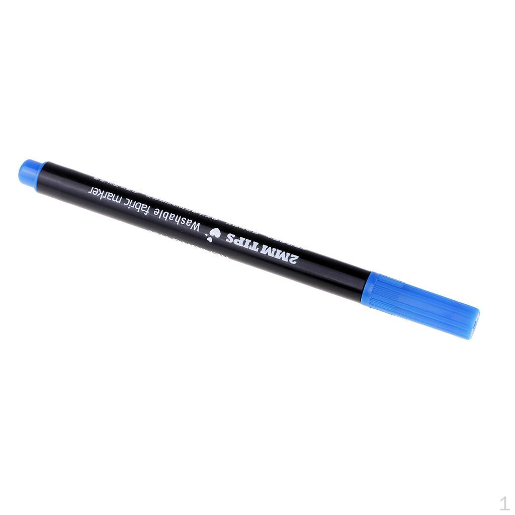 

1 Piece 2mm DIY Washable Fabric Paint Marker T-Shirt Pen for Clothes Shoes Graffiti синій