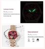 Louis Vanson Women's Luminous Diamond-Set Waterproof Calendar Watch – Popular Style