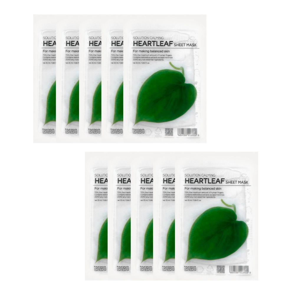 TENZERO Solution Calming Houttuynia Cordata Sheet Mask 25ml 10EA