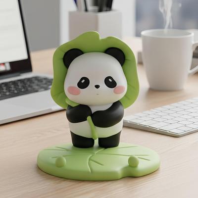 Handyhalter Schreibtisch Panda Rutschfeste Stabile Basis Unterstützung Cartoon Tier Handyhalter Schreibtischständer Für Tablet Zuhause Schlafzimmer Wohnzimmer