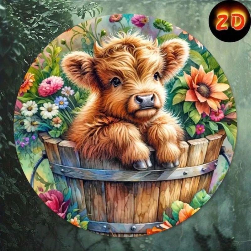 Metal Wall Decorative Paintings for Kitchen Farm Cafe Interior