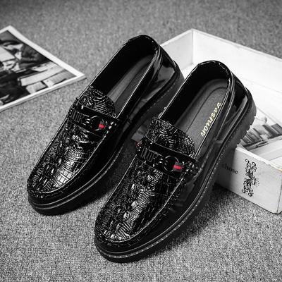 Summer Breathable Business Casual Shoes Soft Sole Leather Surface Lazy Single Shoes Versatile Non-slip Men's Shoes 2025 Men's Loafers