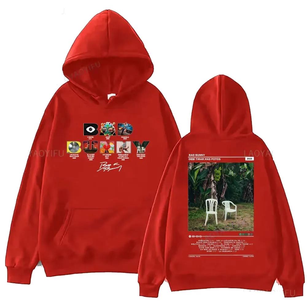 2025 Bad Bunny Neues Album Nadie Sabe Lo Que Va A Pasar Mañana Grafik-Hoodies Mode Hip-hop Harajuku Streetwear Unisex Hoodie