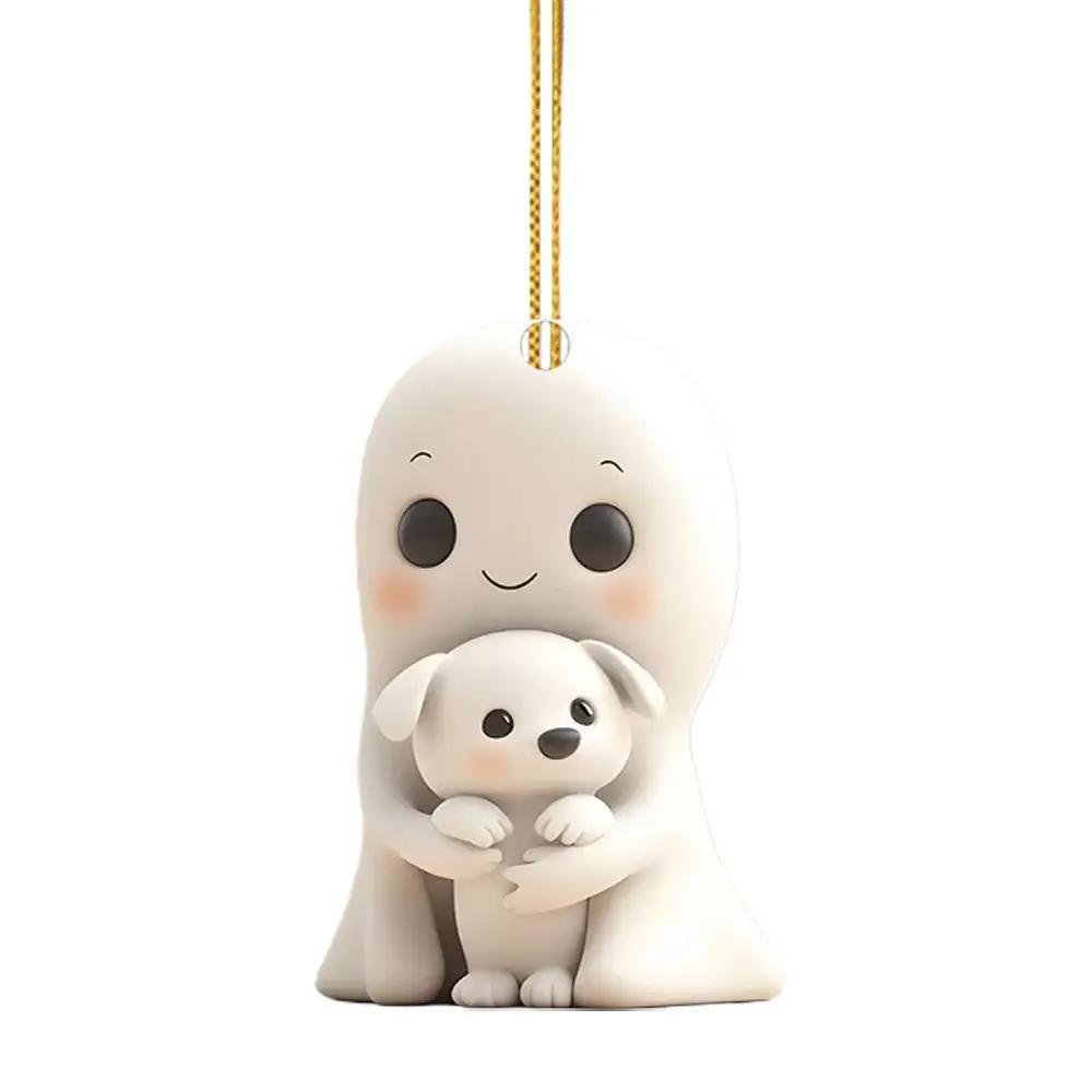 Halloween Hanging Ornaments Ghost Decoration Christmas Tree Decorations Ornament Acrylic Mini Halloween Decor For Party 202 Y3Q1