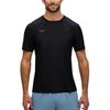 Hoka One One Logo Crew Neck Short Sleeve T-Shirt Men Tops Black 1151071-BLK