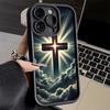 Phone Case for iPhone 17 Air 16E 15 16 Pro Max God Jesus Pray Cross Bible Cover 14 Plus 13 12 Mini Soft Shell Silicone Fundas