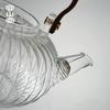 Glass Teapot Wood Handle Teawear Set Cup Filter Chinese Tea Ceremony High Boron Silicon Transparent Pumpkin Pot 900ML