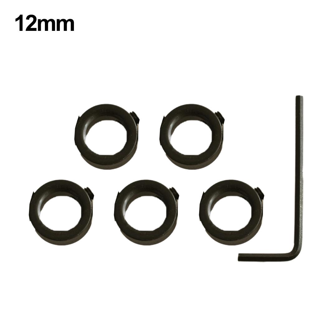 10mm Woodworking Drill Stopper Positively Locks Setscrew Type Size Variety Standard Bits Compatible Works With Standard Bits