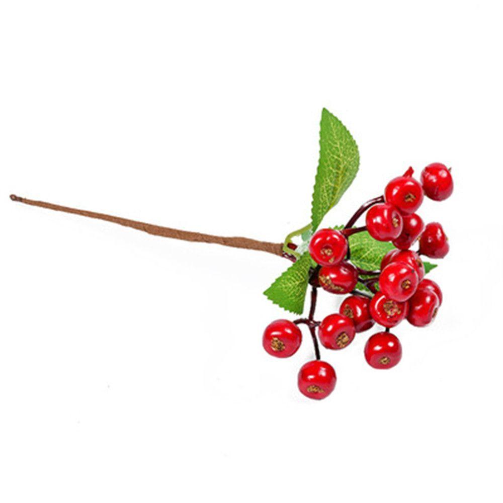 

Домашний декор Свадебные Рождественские украшения Имитация ветки Искусственный цветок Искусственная красная ягода
